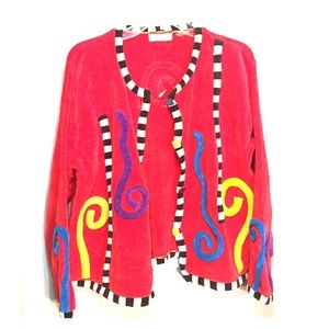 Funky Vintage cardigan sweater L